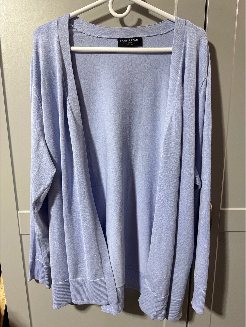 Lane Bryant Plus Size Light Blue Cardigan Sweater